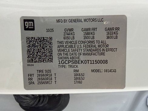 New 2026 Chevrolet Colorado W/T w/ WT Custom Package image 14