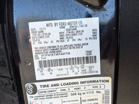 Used 2014 Ford F150 Limited image 16