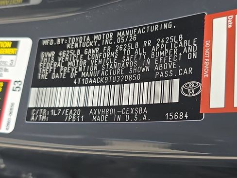New 2026 Toyota Camry SE FWD image 34
