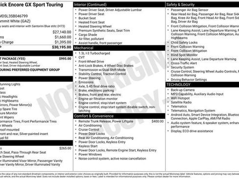 Used 2025 Buick Encore GX Sport Touring w/ Comfort Package FWD image 11