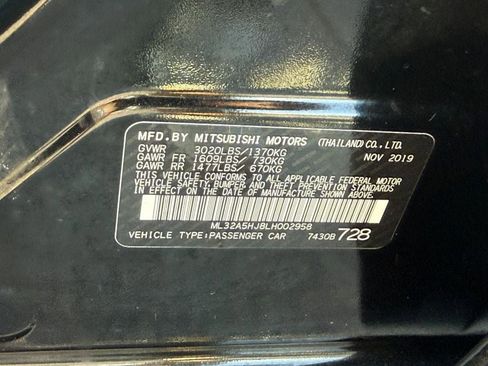 Used 2020 Mitsubishi Mirage LE FWD image 22
