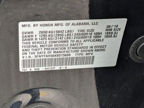 Used 2019 Honda Pilot EX-L image 16