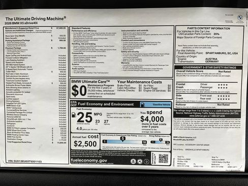 New 2026 BMW X5 sDrive40i w/ Premium Package image 36