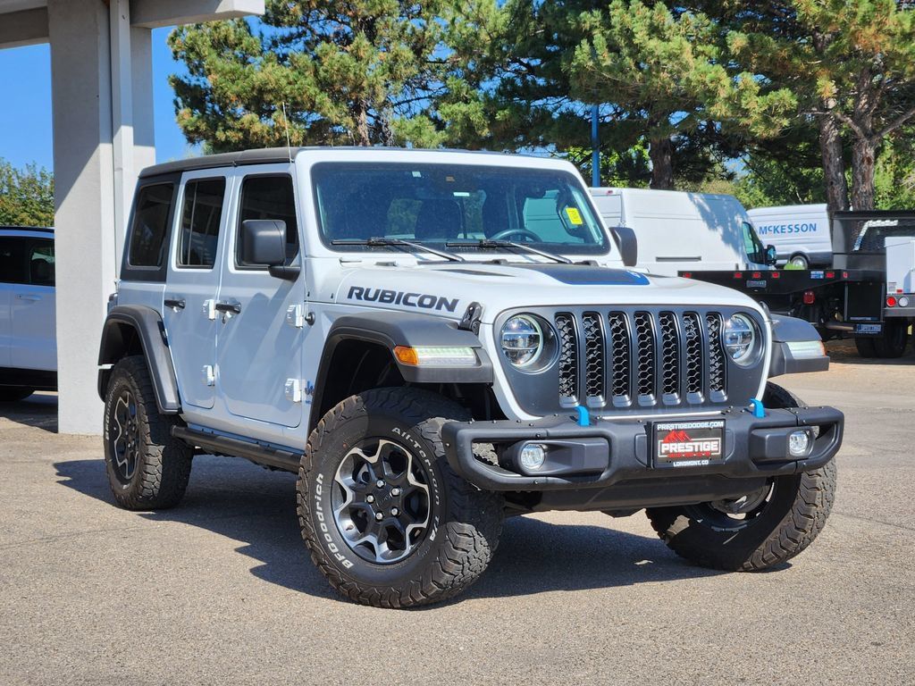 Used 2022 Jeep Wrangler Unlimited Rubicon 4xe w/ Steel Bumper Group AWD/4WD image 1