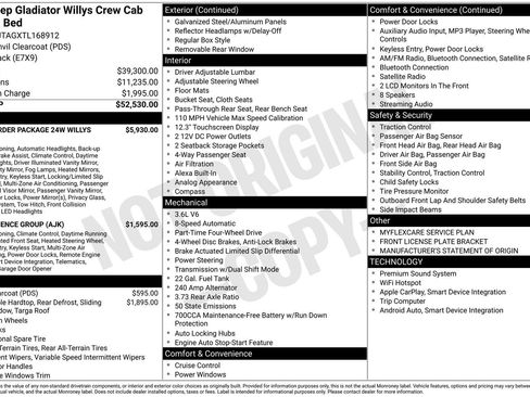 New 2026 Jeep Gladiator Mojave AWD/4WD image 5