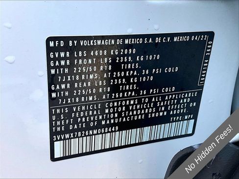 Used 2022 Volkswagen Taos SE AWD/4WD image 30
