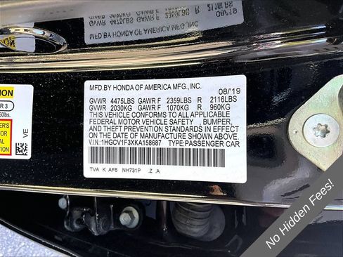 Used 2019 Honda Accord Sport image 22