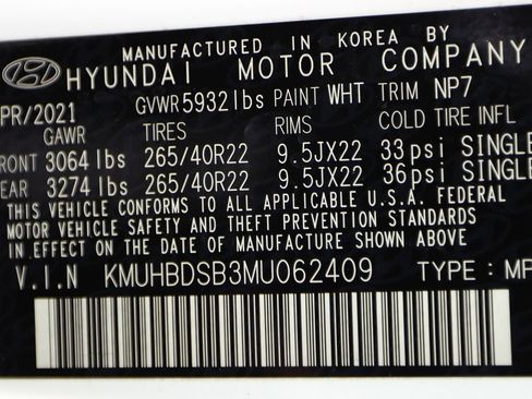 Used 2021 Genesis GV80 2.5T w/ Prestige Package 04 image 56