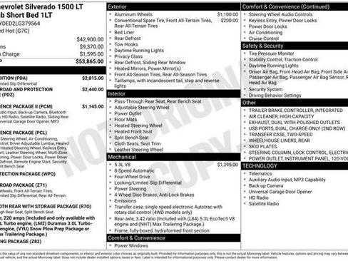 Used 2020 Chevrolet Silverado 1500 LT w/ Texas Edition image 10