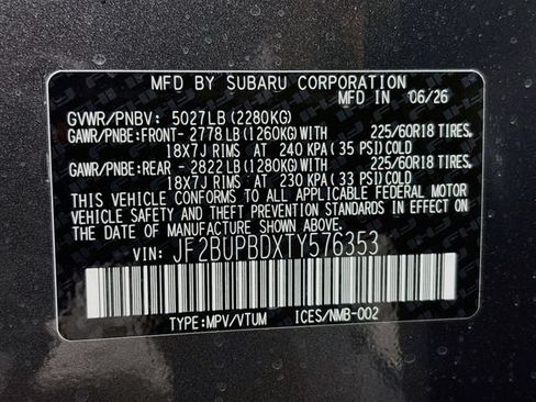 New 2026 Subaru Outback Premium AWD/4WD image 32