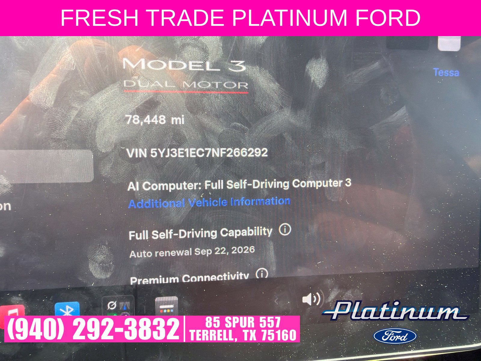 Used 2022 Tesla Model 3 Performance AWD/4WD image 9