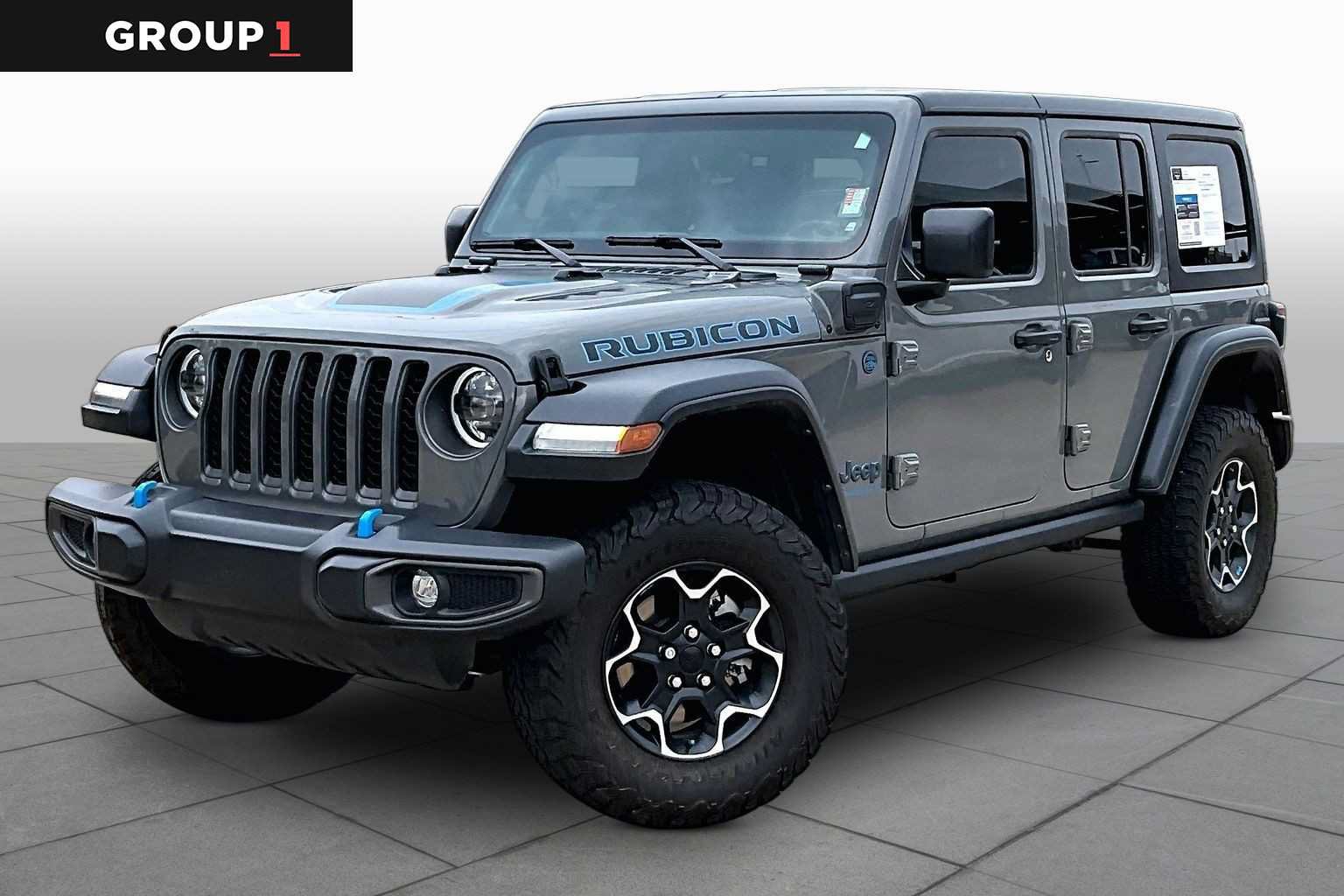 Used 2023 Jeep Wrangler Unlimited Rubicon 4xe w/ Cold Weather Group AWD/4WD image 1
