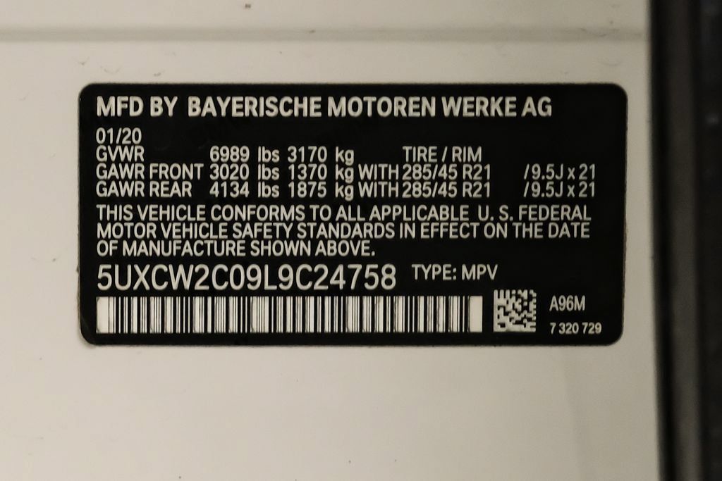 Used 2020 BMW X7 xDrive40i w/ Parking Assistance Package AWD/4WD image 82