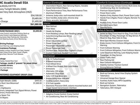 Used 2025 GMC Acadia Denali w/ Super Cruise Package FWD image 7