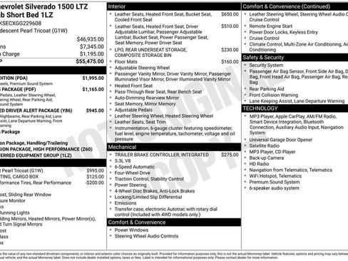 Used 2016 Chevrolet Silverado 1500 LTZ w/ Texas Edition AWD/4WD image 34