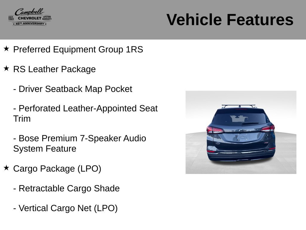Used 2023 Chevrolet Equinox RS w/ RS Leather Package AWD/4WD image 5
