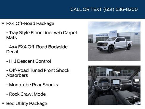 New 2025 Ford F150 XLT w/ Equipment Group 302A MID image 25