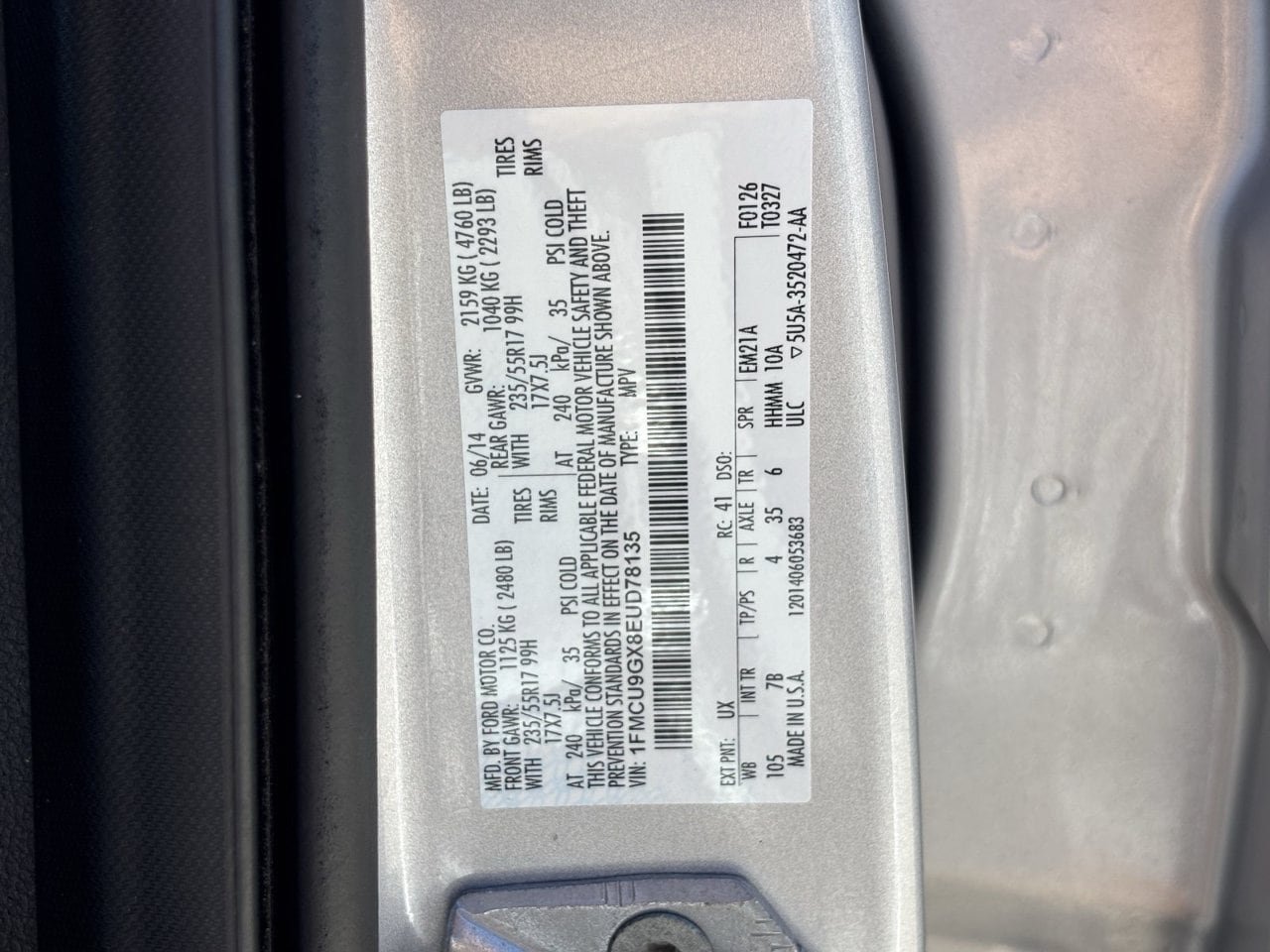 Used 2014 Ford Escape SE AWD/4WD image 31