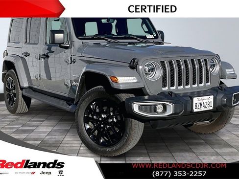 Used 2021 Jeep Wrangler Unlimited Sahara w/ Cold Weather Group image 1