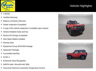 Used 2023 Ford Bronco Black Diamond w/ Sasquatch Package AWD/4WD video 2