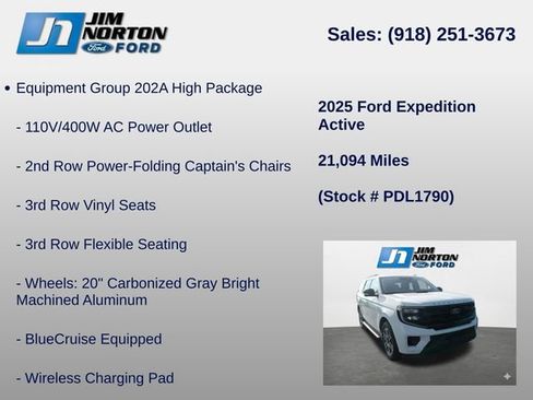 Used 2025 Ford Expedition Active AWD/4WD image 8
