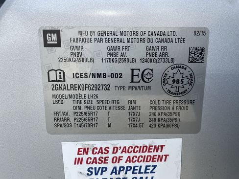 Used 2015 GMC Terrain SLE FWD image 28