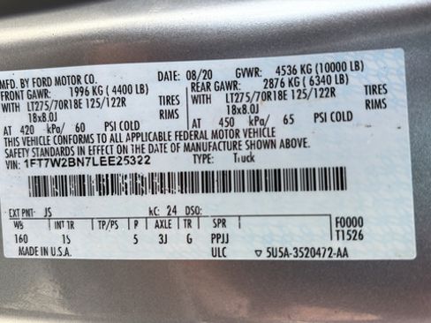 Used 2020 Ford F250 XL w/ STX Appearance Package AWD/4WD image 15