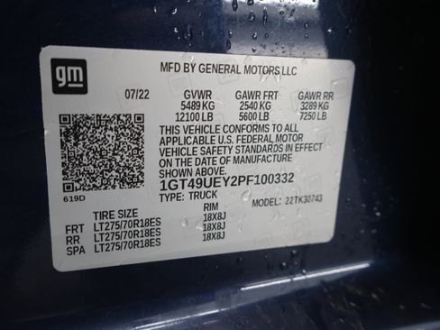 Used 2023 GMC Sierra 3500 SLT w/ Gooseneck/5TH Wheel Package image 70