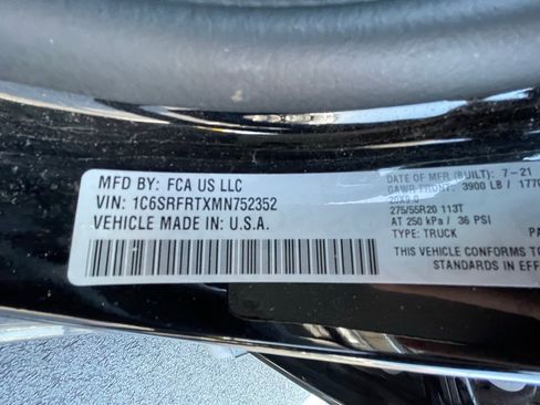 Used 2021 RAM 1500 Laramie w/ Sport Appearance Package image 13