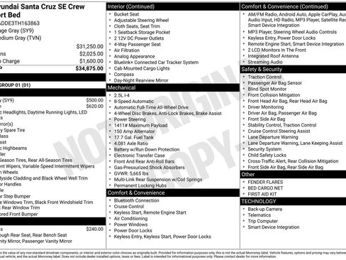 New 2026 Hyundai Santa Cruz SE AWD/4WD image 28