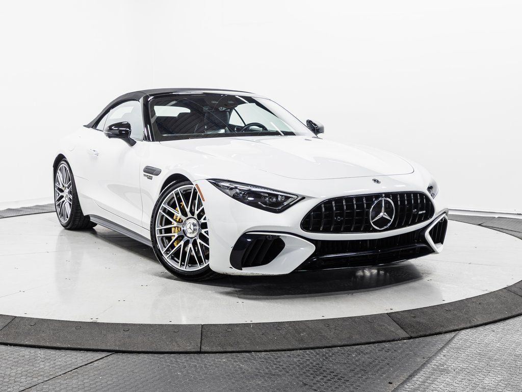 Used 2022 Mercedes-Benz SL 55 AMG 4MATIC w/ Driver Assistance Package image 1