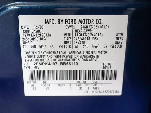 Used 2020 Ford Edge SEL w/ Convenience Package image 49