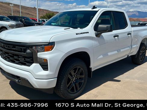 New 2026 Chevrolet Silverado 1500 Custom w/ LPO, Dark Essentials Package AWD/4WD image 1