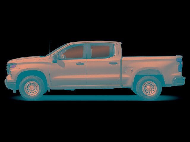 Used 2022 Chevrolet Silverado 1500 Custom w/ LPO, Dark Essentials Package RWD image 36