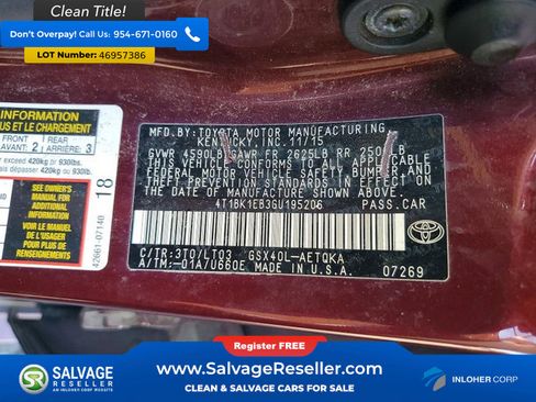 Used 2016 Toyota Avalon Touring image 16