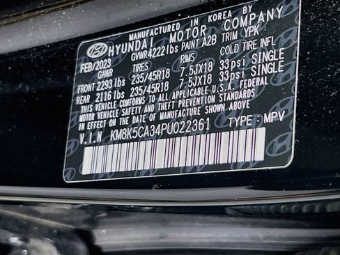 Used 2023 Hyundai Kona Limited w/ Cargo Package AWD/4WD image 32