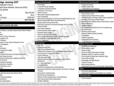 Used 2014 Dodge Journey SXT image 2