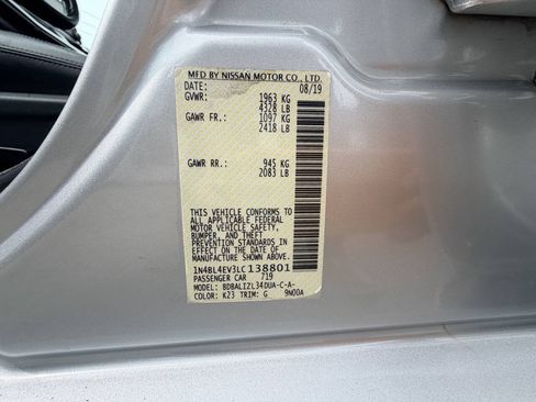 Used 2020 Nissan Altima 2.5 SL FWD image 6