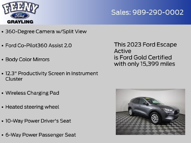 Certified 2023 Ford Escape Active w/ Tech Pack #2 AWD/4WD image 21