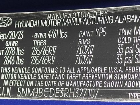 Used 2024 Hyundai Tucson SEL AWD/4WD image 57