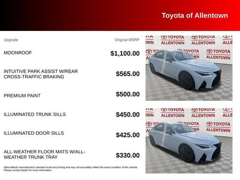 Used 2025 Lexus IS 350 F Sport AWD/4WD image 3