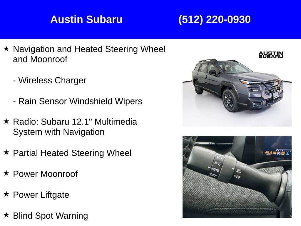 New 2026 Subaru Outback Premium AWD/4WD image 17