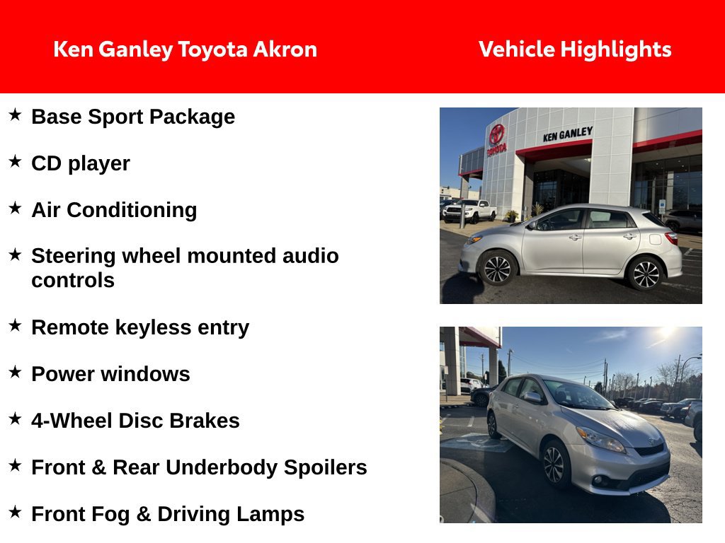 Used 2011 Toyota Matrix w/ Matrix Sport Pkg FWD image 2
