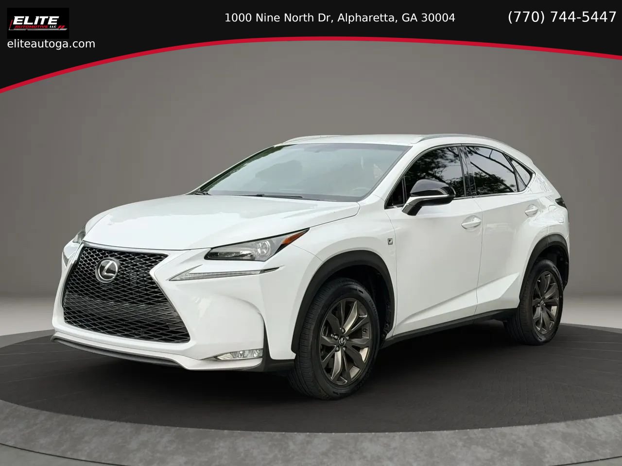 Used 2017 Lexus NX 200t F Sport w/ Accessory Package 2 FWD image 1