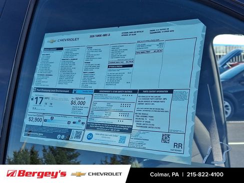 New 2026 Chevrolet Tahoe LS AWD/4WD image 21