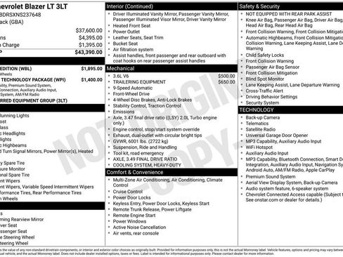 Used 2022 Chevrolet Blazer LT w/ Redline Edition FWD image 7