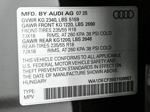 New 2025 Audi Q3 2.0T Premium image 25