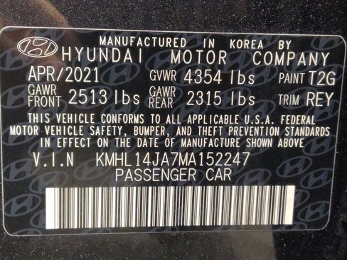Used 2021 Hyundai Sonata SEL w/ Convenience Package FWD image 33