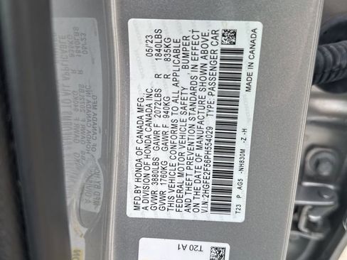 Certified 2023 Honda Civic Sport image 22