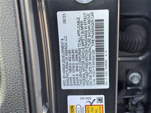 Certified 2023 Honda Accord EX image 16
